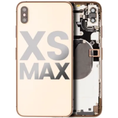 Заднє скло для iPhone XS Max з попередньо встановленими компонентами (Used OEM Pull: Grade B) (золотий)