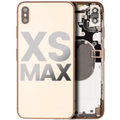 Заднє скло для iPhone XS Max з попередньо встановленими компонентами (Used OEM Pull: Grade C) (золотий)