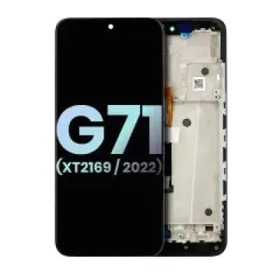 Дисплейний модуль (OLED) з рамкою для Motorola Moto G71 5G (XT2169 / 2022) (Genuine OEM) (All Colors)