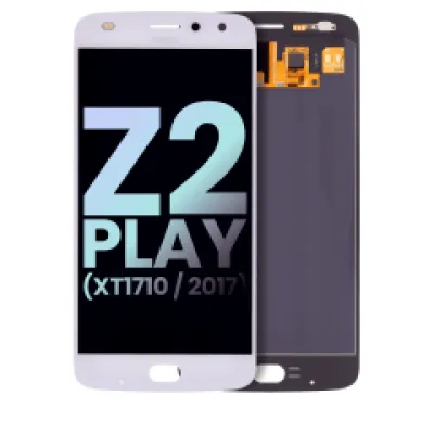 Дисплейний модуль (LCD) без рамки для Motorola Moto Z2 Play (XT1710 / 2017) (Genuine OEM) (білий)