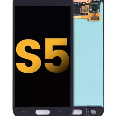 Дисплейний модуль OLED без рамки для Samsung Galaxy S5 (Refurbished) (чорний)