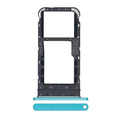 Лоток подвійної SIM для Motorola Moto E7 (XT2095 / 2020) (Aqua Blue)