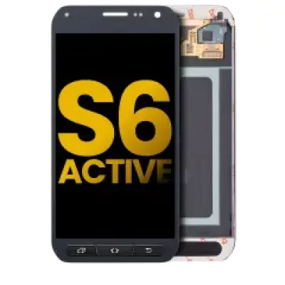 Дисплейний модуль (OLED) без рамки для Samsung Galaxy S6 Active (Refurbished) (Blue)