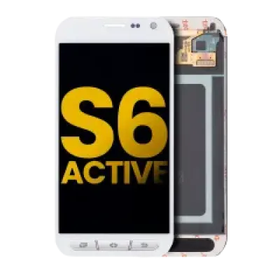 Дисплейний модуль (OLED) без рамки для Samsung Galaxy S6 Active (Refurbished) (White)