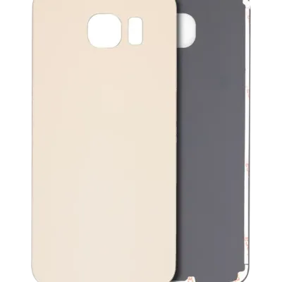 Заднє скло для Samsung Galaxy S6 (No Logo) (Aftermarket Plus) (Gold)