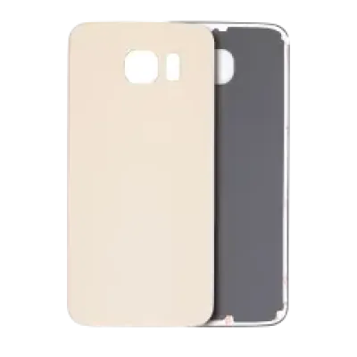 Заднє скло для Samsung Galaxy S6 (No Logo) (Aftermarket Plus) (Gold)