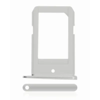 Лоток SIM для Samsung Galaxy S6 Edge (сріблястий)