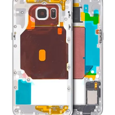 Корпус для Samsung Galaxy S6 Edge (сріблястий)