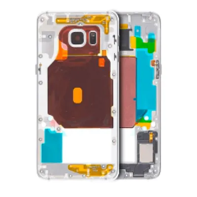 Корпус для Samsung Galaxy S6 Edge (сріблястий)