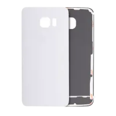 Задня кришка для Samsung Galaxy S6 Edge (No Logo) (Aftermarket Plus) (білий)