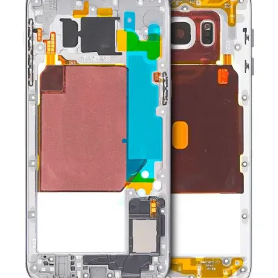 Корпус для Samsung Galaxy S6 Edge Plus (зі дрібними деталями) (White Pearl)
