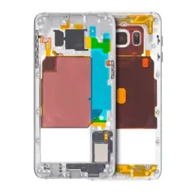 Корпус для Samsung Galaxy S6 Edge Plus (зі дрібними деталями) (White Pearl)