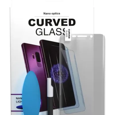 Загартоване скло з клеєм для Samsung Galaxy S6 Edge (Case Friendly)