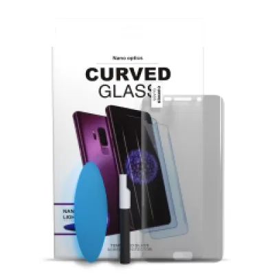 Загартоване скло з клеєм для Samsung Galaxy S6 Edge (Case Friendly)