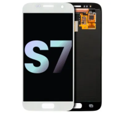Дисплейний модуль (OLED) без рамки для Samsung Galaxy S7 (Service Pack) (White Pearl)