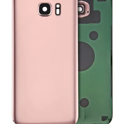 Задня кришка зі склом камери для Samsung Galaxy S7 Edge (Service Pack) (Rose Pink)