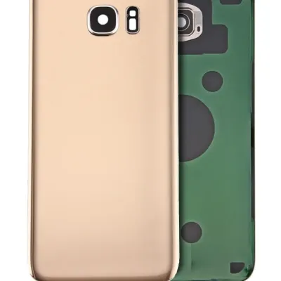Задня кришка зі склом камери для Samsung Galaxy S7 Edge (Service Pack) (Gold)