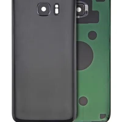 Задня кришка зі склом камери для Samsung Galaxy S7 Edge (Service Pack) (Black)