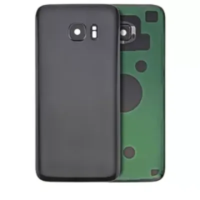 Задня кришка зі склом камери для Samsung Galaxy S7 Edge (Service Pack) (Black)