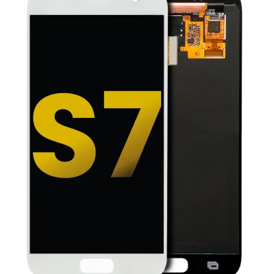 Дисплейний модуль (OLED) без рамки для Samsung Galaxy S7 (Refurbished) (White Pearl)