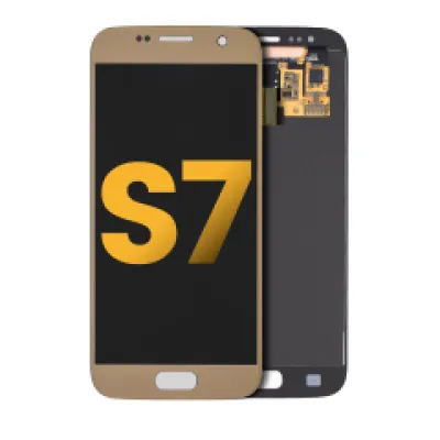 Дисплейний модуль (OLED) без рамки для Samsung Galaxy S7 (Refurbished) (Gold Platinum)