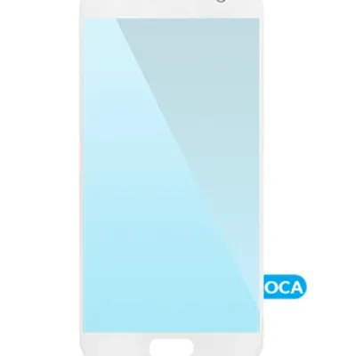 Скло екрана з передвстановленим OCA для Samsung Galaxy S7 (білий)