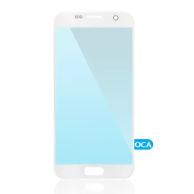 Скло екрана з передвстановленим OCA для Samsung Galaxy S7 (білий)