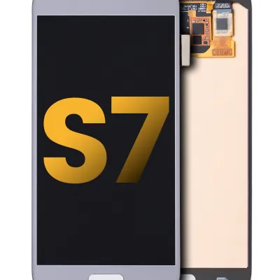 Дисплейний модуль (OLED) без рамки для Samsung Galaxy S7 (Refurbished) (Silver Titanium)
