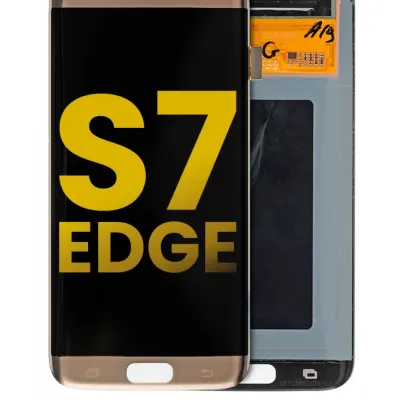 OLED Assembly Without Frame For Samsung Galaxy S7 Edge (Refurbished) (Gold) (All Models)