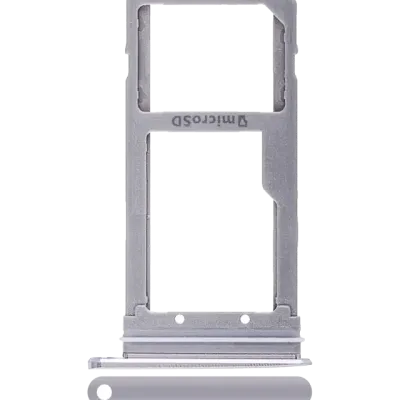 Single Sim Card Tray For Samsung Galaxy S7 Edge (Silver)