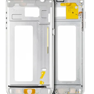 Рамка корпусу для Samsung Galaxy S7 Edge (з дрібними деталями) (білий)