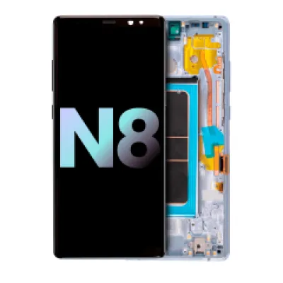 Дисплейний модуль (OLED) з рамкою для Samsung Galaxy Note 8 (Service Pack) (Orchid Gray)
