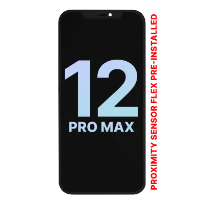 Дисплейний модуль (OLED) з флексом датчика наближення, встановлені, для iPhone 12 Pro Max (Service Pack)