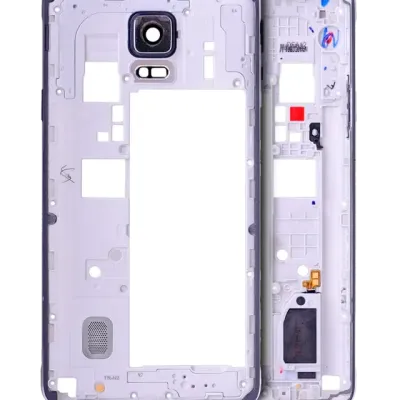 Mid-Frame Housing For Samsung Galaxy Note 4 (With Small Parts) (Black)