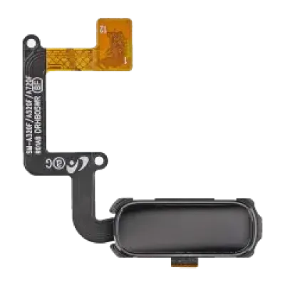 Датчик відбитків з шлейфом для Samsung Galaxy A3 (A320 / 2017) / A5 (A520 / 2017) / A7 (A720 / 2017) (Black)