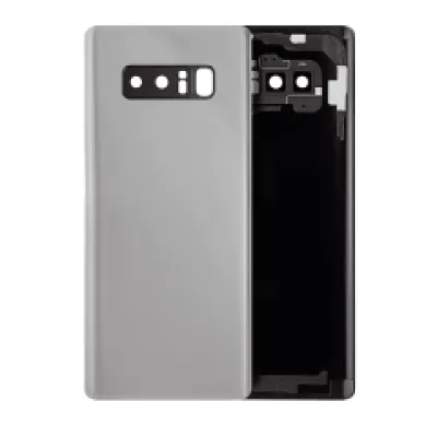 Задня кришка зі склом камери для Samsung Galaxy Note 8 (No Logo) (Aftermarket Plus) (Silver)