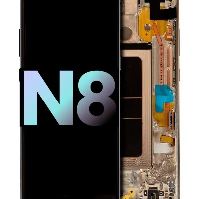 Дисплейний модуль (OLED) з рамкою для Samsung Galaxy Note 8 (Service Pack) (Maple Gold)