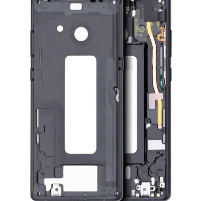 Mid-Frame Housing For Samsung Galaxy Note 8 (With Small Parts) (Midnight Black)