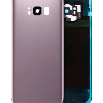 Заднє скло зі склом камери для Samsung Galaxy S8 Plus (No Logo) (Aftermarket Plus) (Rose Pink)