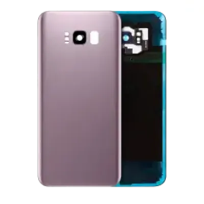 Заднє скло зі склом камери для Samsung Galaxy S8 Plus (No Logo) (Aftermarket Plus) (Rose Pink)