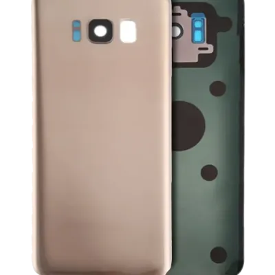 Заднє скло зі склом камери для Samsung Galaxy S8 (No Logo) (Aftermarket Plus) (Maple Gold)