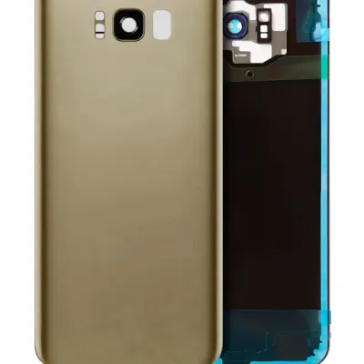 Заднє скло зі склом камери для Samsung Galaxy S8 Plus (No Logo) (Aftermarket Plus) (Maple Gold)