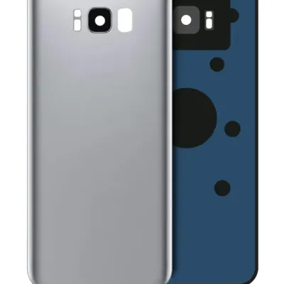 Заднє скло зі склом камери для Samsung Galaxy S8 (Service Pack) (Arctic Silver)