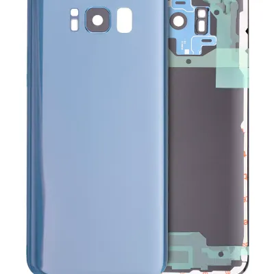 Заднє скло зі склом камери для Samsung Galaxy S8 (Service Pack) (Coral Blue)