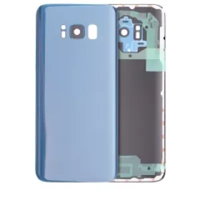 Заднє скло зі склом камери для Samsung Galaxy S8 (Service Pack) (Coral Blue)