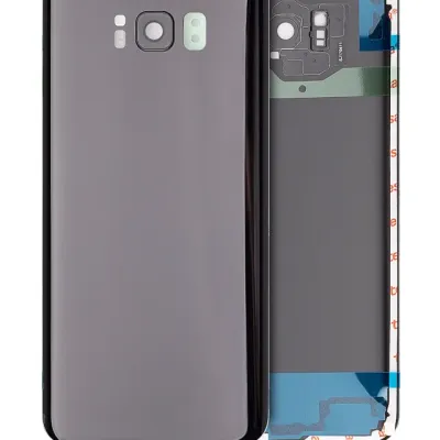 Заднє скло зі склом камери для Samsung Galaxy S8 Plus (Service Pack) (Midnight Black)