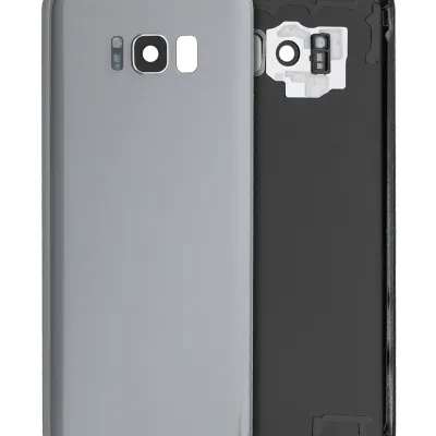 Заднє скло зі склом камери для Samsung Galaxy S8 Plus (Service Pack) (Arctic Silver)