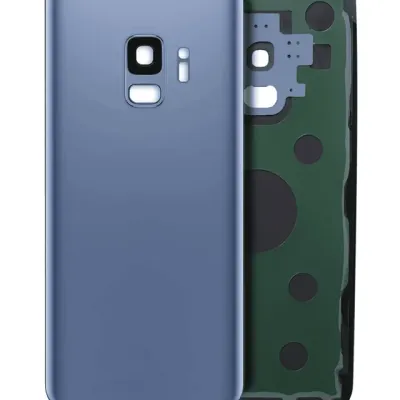 Заднє скло зі склом камери для Samsung Galaxy S9 (Service Pack) (Coral Blue)