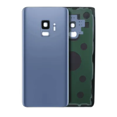 Заднє скло зі склом камери для Samsung Galaxy S9 (Service Pack) (Coral Blue)