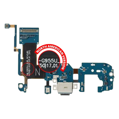 Роз'єм зарядки зі шлейфом для Samsung Galaxy S8 Plus (G955U) (US Version)
